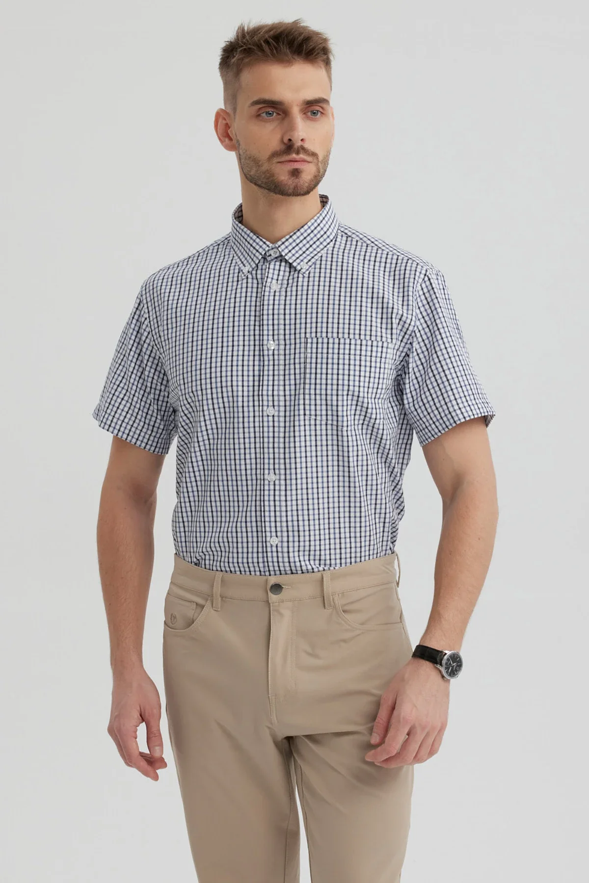 Camisa Hombre Rapport Regalo Azul